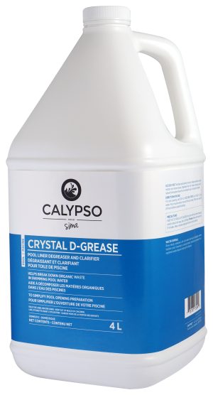 Calypso Crystal D-Grease 4L - Produits de piscines - Entretien de piscine - Sima PISCINES & SPAS
